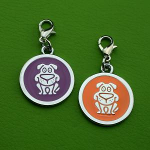 Фабрични метални цинкови сплави Ръчни маркери QR код за домашни любимци за куче или котка