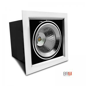 един двоен или троен решетка с възможност за регулиране на светлинния поток води downlight доведе downlight главата с 360 - градусов ъгъл на ...