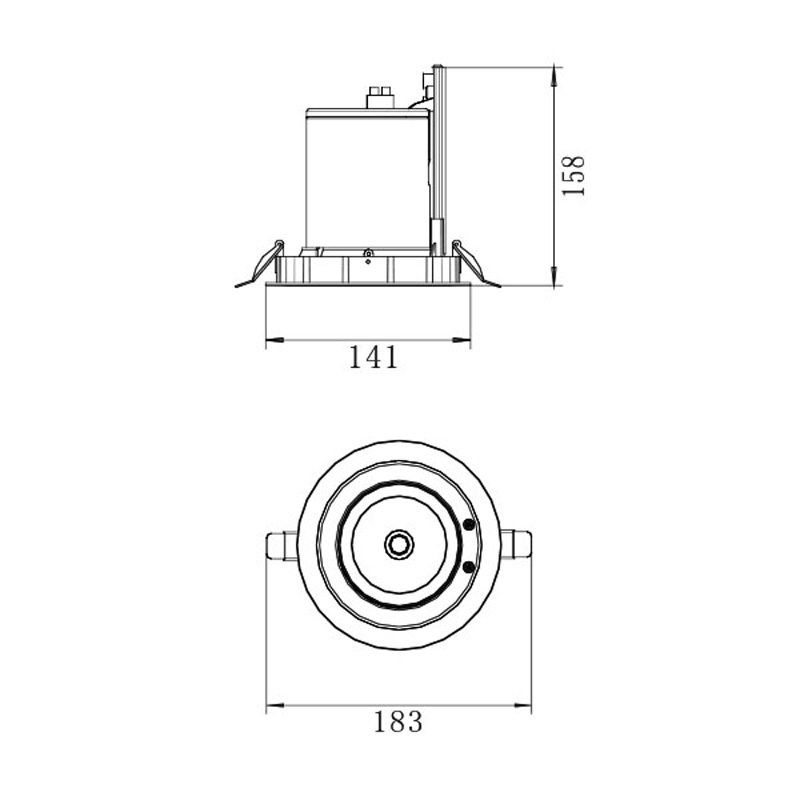 върти downlight 30w петно светлина нагоре и надолу.