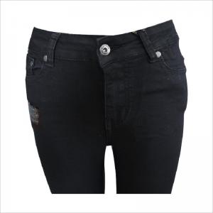 мода разкъса коляното слабо джин