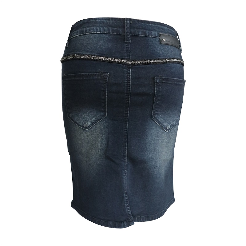 сребърна метална украса dk.blue мини пола WS10115