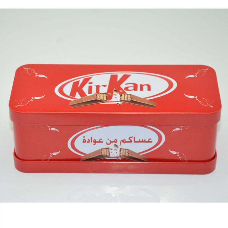 Хранителна висококачествена правоъгълна шоколадова кутийка за бонбони