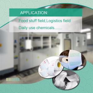 Rtm-75 високочувствителна термична BOPP хартия за синтез за Zebra Barcoder