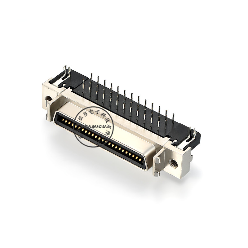 Фабрика на едро 50 pin SCSI цинкова сплав 50 пин женски конектор