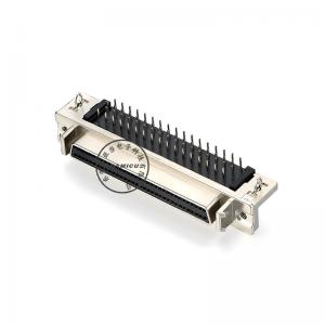 Произведен в Китай цинкова сплав SCSI 68 пинов конектор db женски конектор