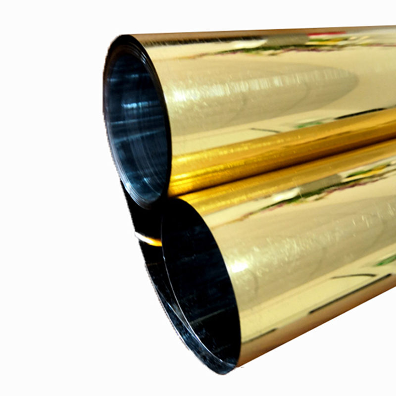 120 микрона Mylar филм висококачествен златен метализиран филмов филм за термоформоване