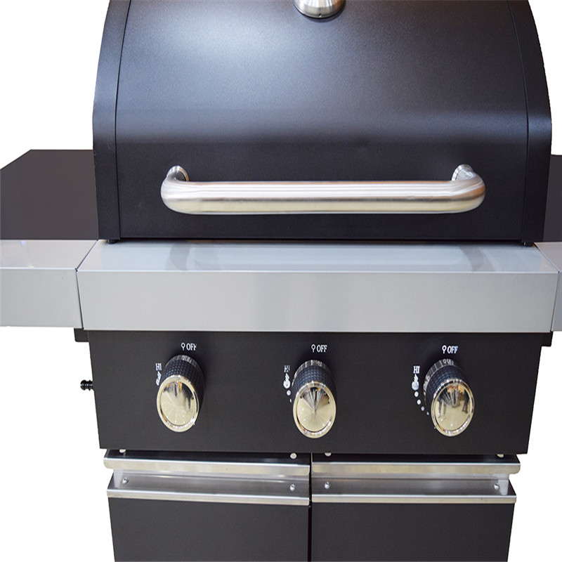 На едро външни студено валцувани стомана bbq газ грил