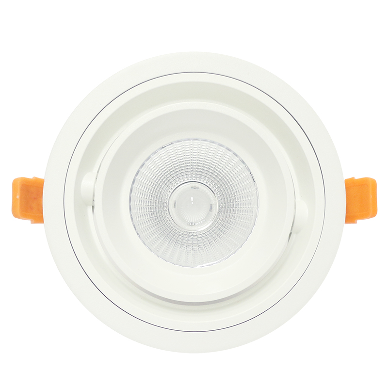 Кръгла и квадратна форма LED крушка лампа COB 20W 30W вдлъбнати надолу светлина доведе монтиране светлина