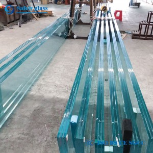 нестандартни размери големи закалено стъкло / jumbo ламинирани стъклени панели за прозорци