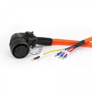 висококачествен кабел с висок гъвкав кабел ASD-A2-PW1103-G Захранващ кабел за серво мотор Delta