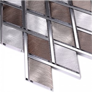 Висококачествена сива плочка Backsplash за кухненска стена