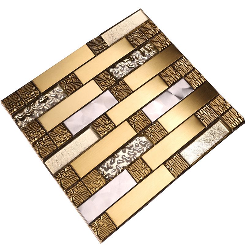 Backsplash Мозайки за продажба Gold Metal Арт Мозайка