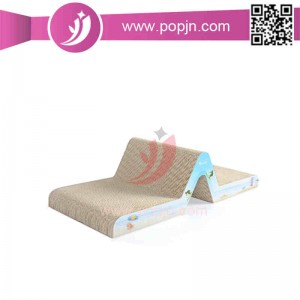 Пакет за драскотини за домашни любимци вълнист картон котешка драскана / котка надраскване дъска обграждат коча билка