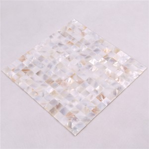 Естествена 20 * 20 бяла суровина Lowes душ тоалетна плочка