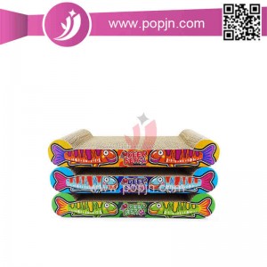 Играчка за котки за домашни любимци Вълнообразна царапина за котки