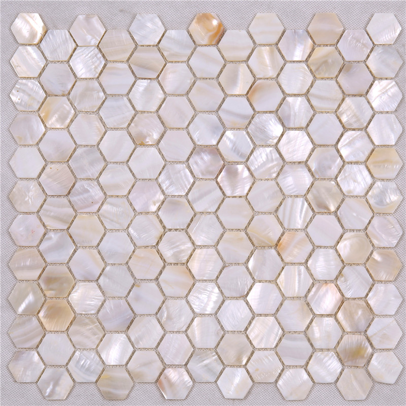 BK18 Китай Производство естествени лилави майка на перла Seashell Backsplash мозайка плочки