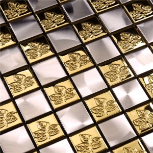 HSW-18020 Релефна цветна смес 4d мозаечна плочка дневна