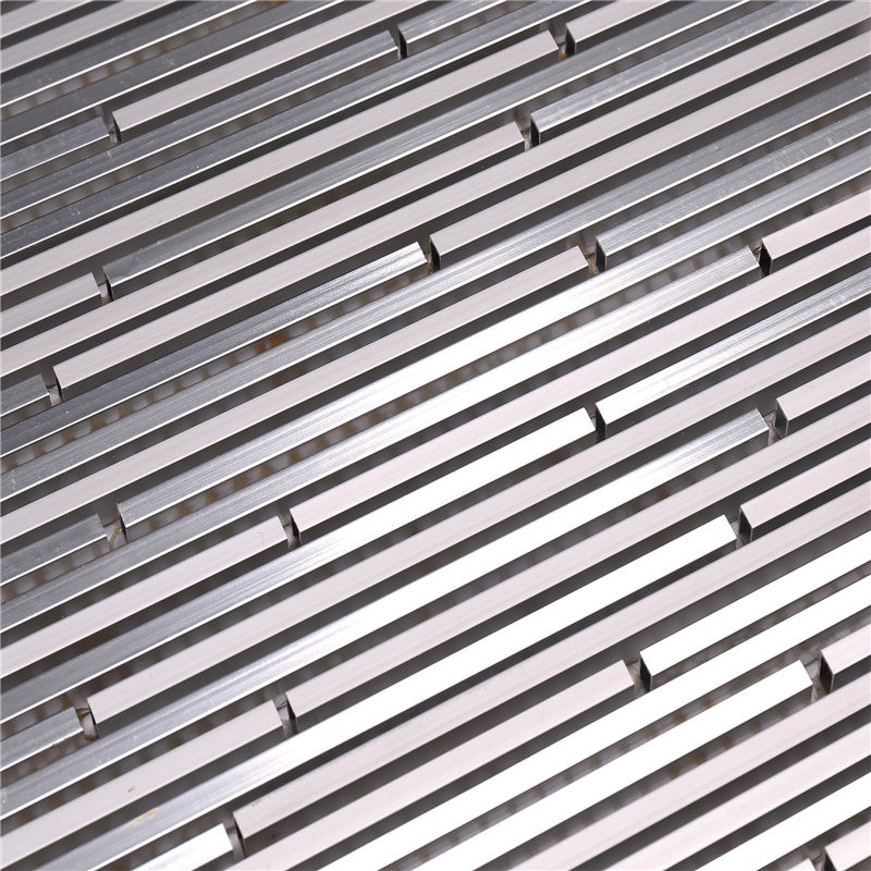 Устойчивост на алуминиева мозаечна плочка за домашен преден дизайн HLC52