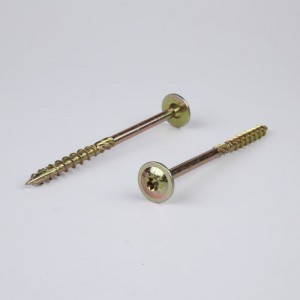 вафелна глава дървен винт за конструкция M8 X 300 ， TORX втвърдена вдлъбнатина