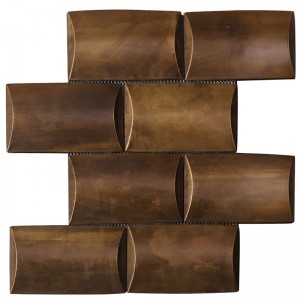 Винтидж медни мозаечни плочки за декор за лоби HSW18126