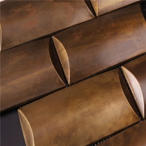 Винтидж медни мозаечни плочки за декор за лоби HSW18126