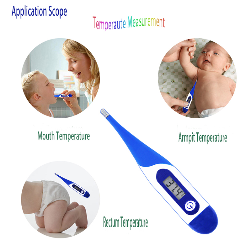 2019 Термометър бебе многофункционален контакт електронен измервател на температурата на тялото