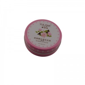 Малък кръгъл балсам за устни от две части, кутия за козметични опаковки