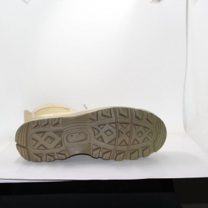 На едро бойни военни тактически армейски кожени ботуши