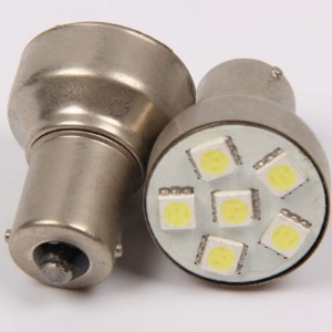 светлини за завой на автомобил 6smd 5050 мигач светлина s25 1156 p21w