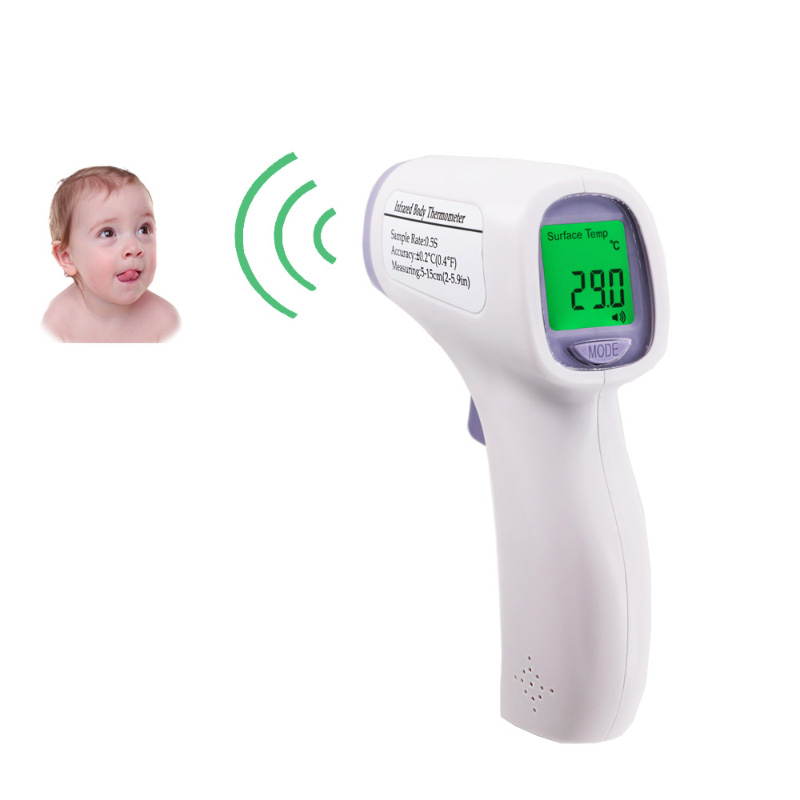 Здрав течен кристален инфрачервен цифров термометър за телесна температура на бебето
