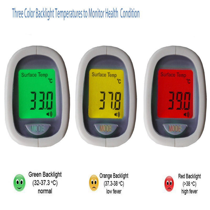 Здрав течен кристален инфрачервен цифров термометър за телесна температура на бебето