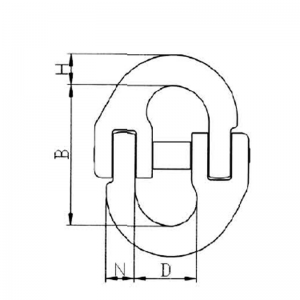 G80 верижна свързваща връзка с пружина