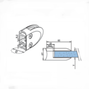 Дължина от стъкло от неръждаема стомана D