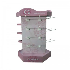 Персонализирана стойка за показване на куки за плот по поръчка на място за продажба