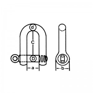 Европейски тип поцинкована голяма закачалка