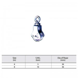 Опитайте Net Block Hot Dip поцинкован блок за тралиране