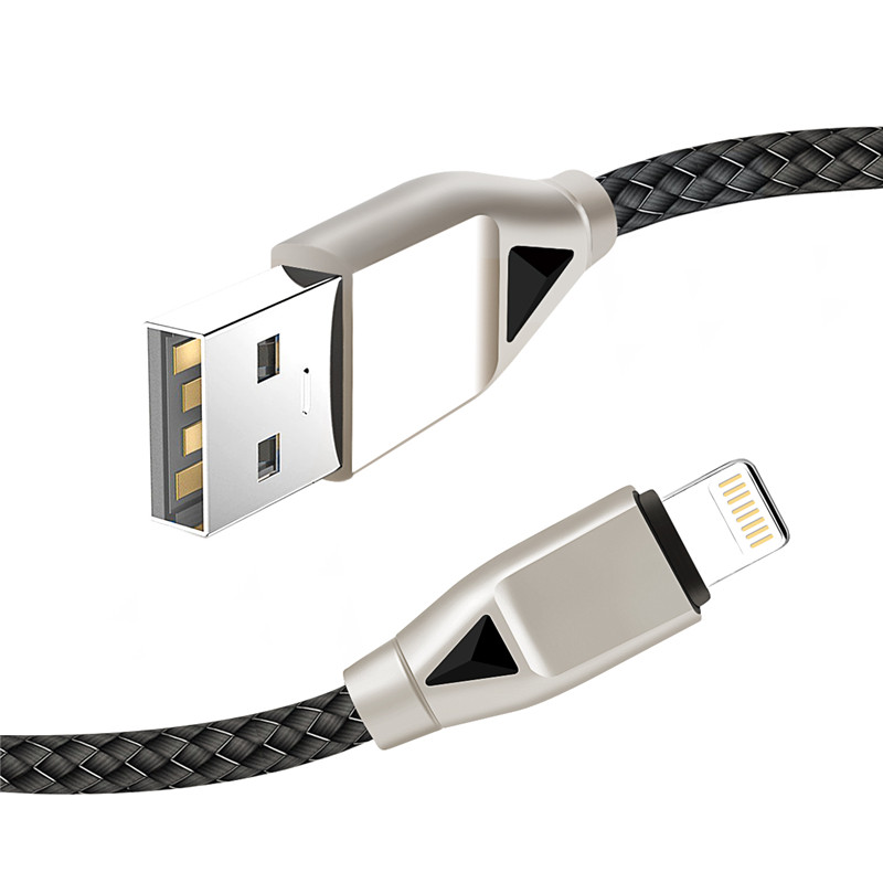 KPS-8449CB найлонов USB кабел-диамант тип-c / осветление / микро