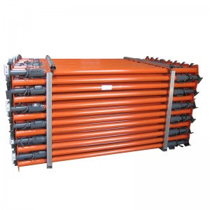 Прахово боядисано скеле с регулируема стомана