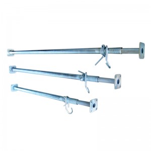 Стоманена подпора с горещо поцинковано скеле с регулируема стомана