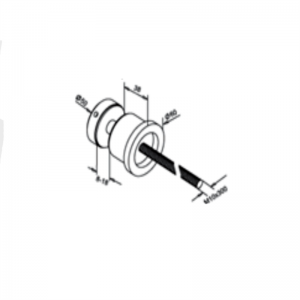 50MM OD стъкло-стенен укрепващ държач