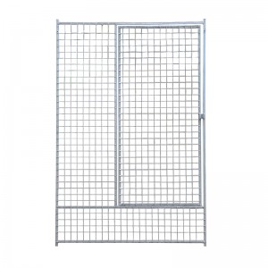 Външна гореща поцинкована телена мрежа Голяма кучешка ограда Голяма клетка за кучета Развъдник за кучета