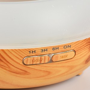 Гореща разпродажба Начало Ултразвукова машина за дифузьор с аромат за мъгла дървена арома