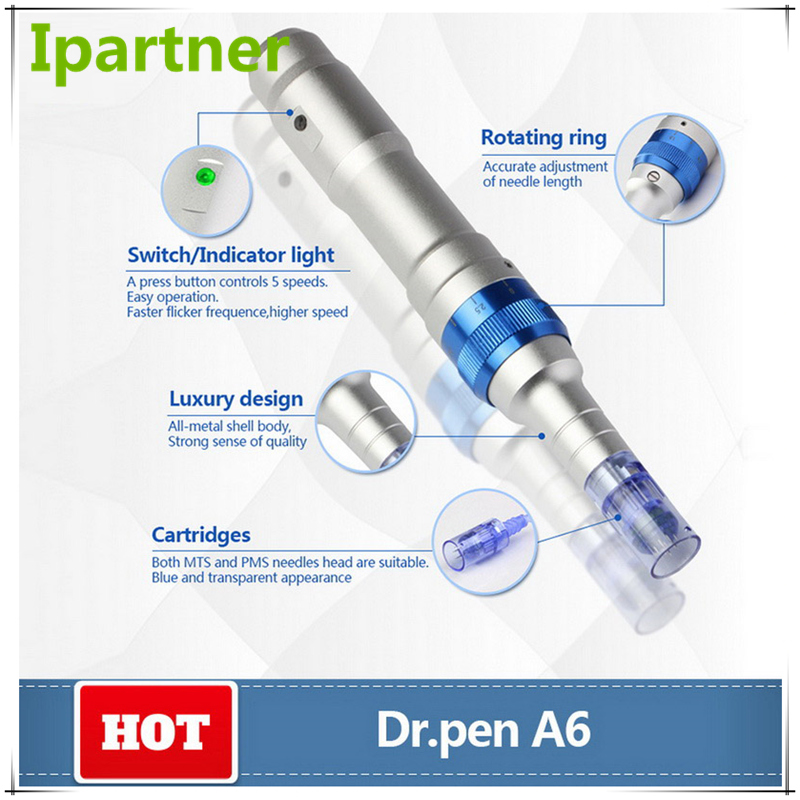 Ipartner Ultima-A6-акумулаторен-грим-перманентен-мезотерапия-татуировка-микро-игла-машина