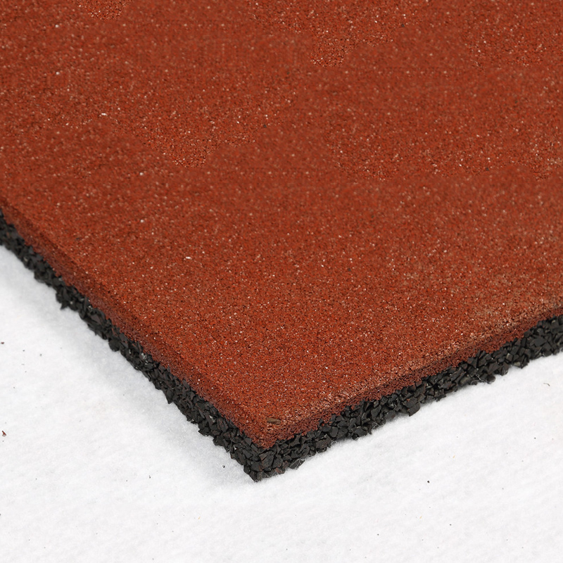 Противоплъзгаща безопасност на открито градински гумени плочки EPDM гумена подова плочка за открито