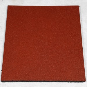 Противоплъзгаща безопасност на открито градински гумени плочки EPDM гумена подова плочка за открито