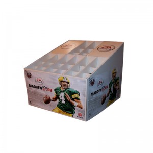 Картонена подова стелажна полипропиленова сгъваема стойка за дисплей