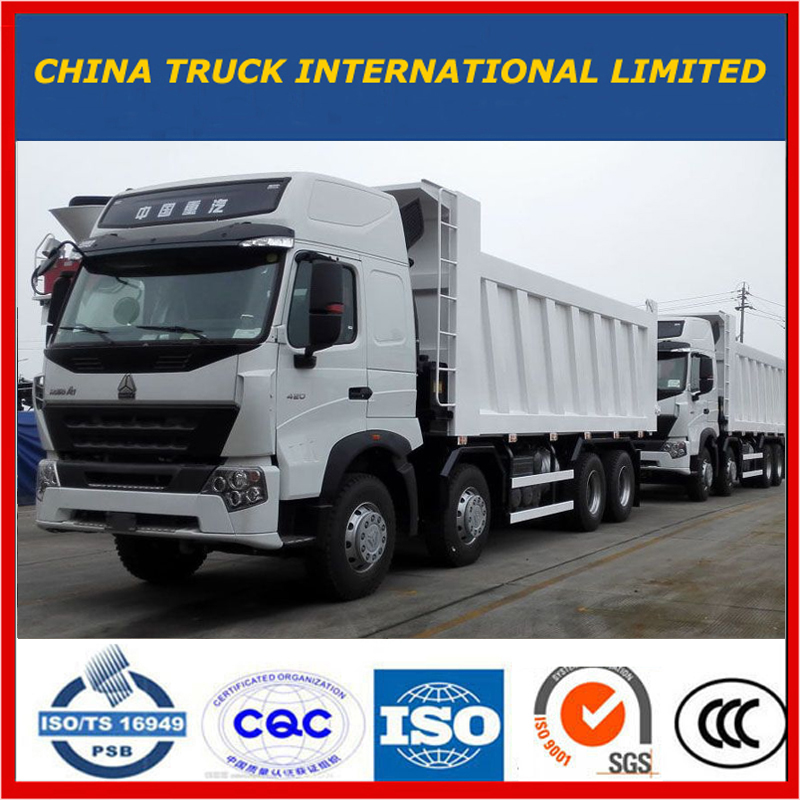 Китай 12-колесни Sinotruk 8 * 4 12 колела самосвал HOWO A7 Цена Продажба