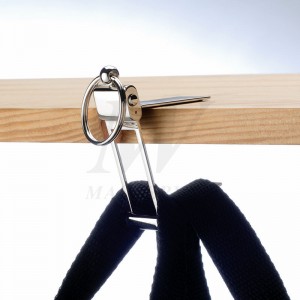 Метален държач за ключодържатели с закачалка_B62929