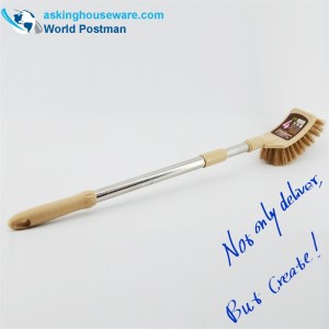 AK91001 Тоалетна четка Akbrand еластична тръба от неръждаема стомана квадратна четка