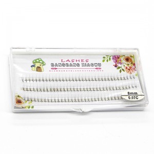 Директно фабрично J / B / C / D / L на едро индивидуални разширения за мигли